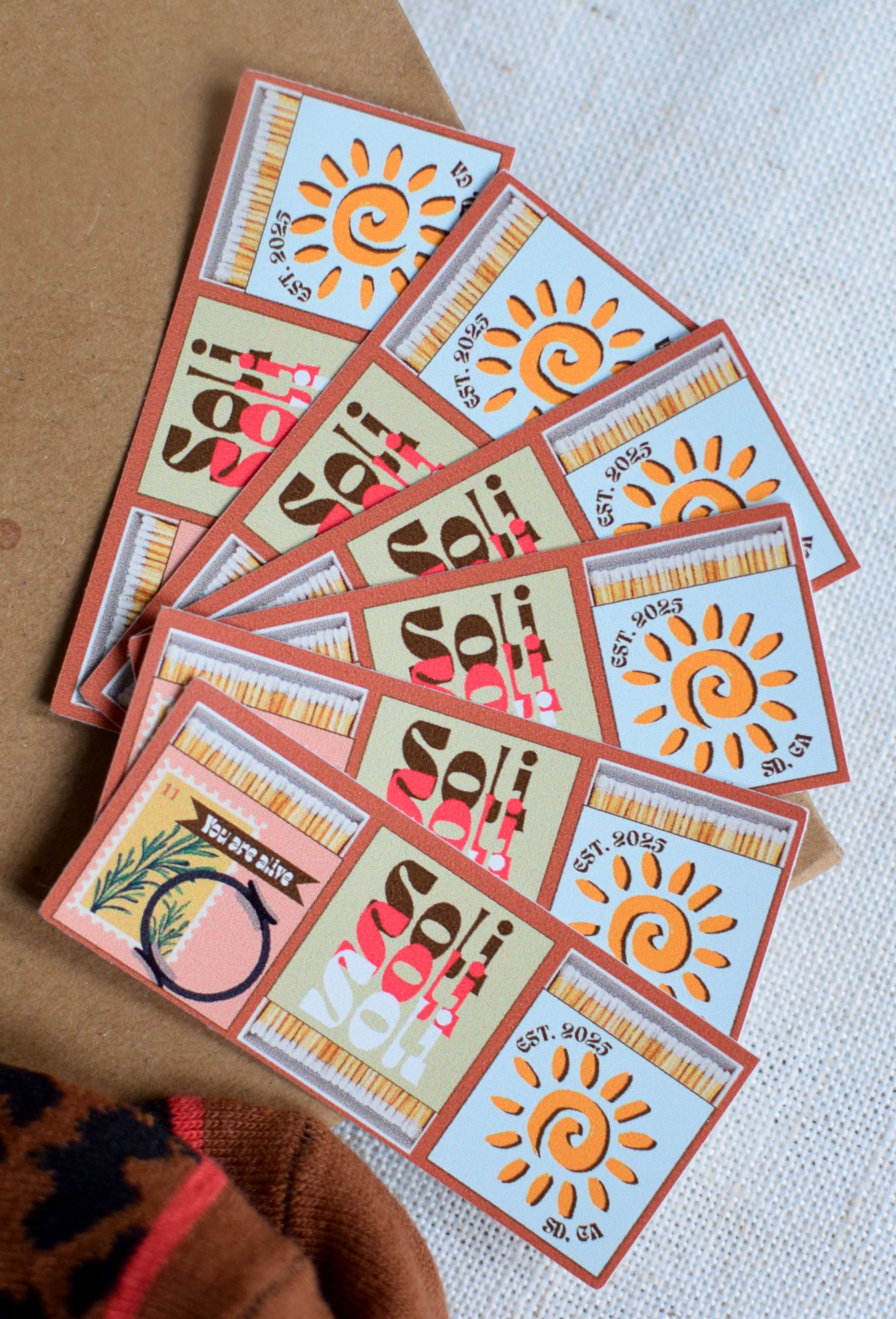Matchbox Sticker